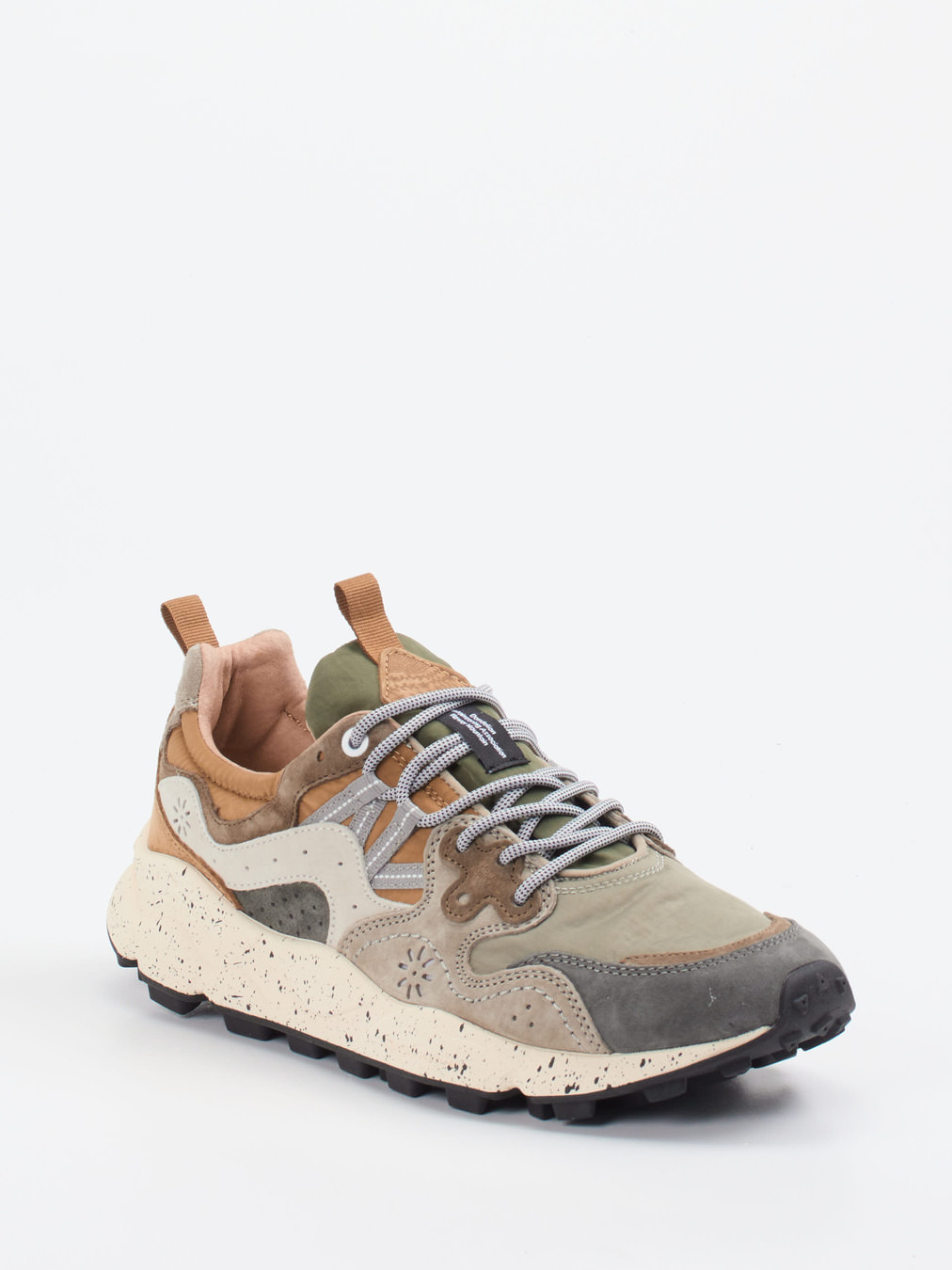 Flower Mountain – Outdoor-Sneaker aus Veloursleder Textil