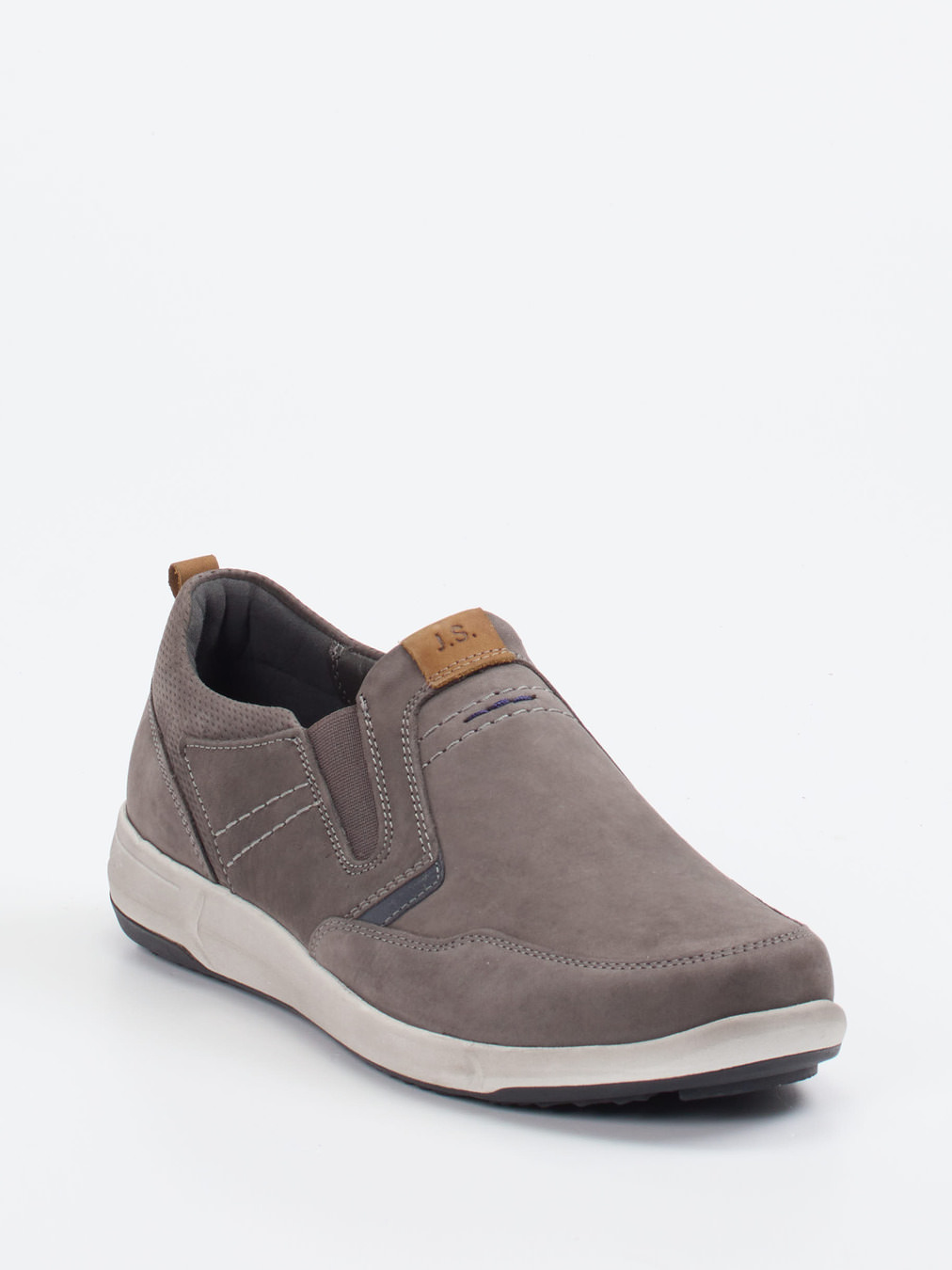 Josef Seibel – Slipper aus Nubukleder in Grau