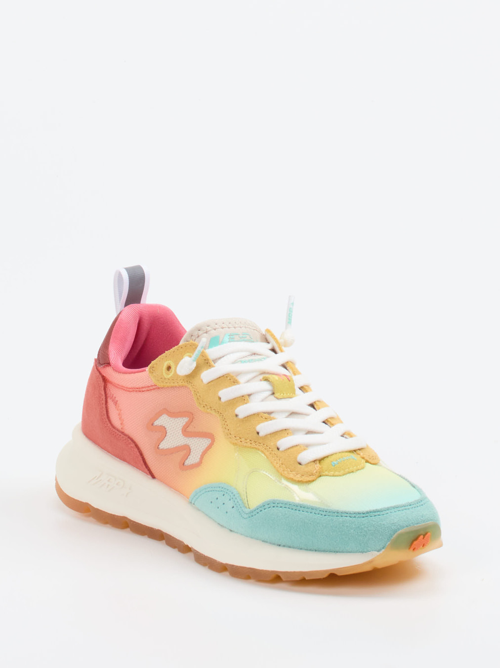 MRP – Sneaker aus Velour/Textil im Farbverlauf