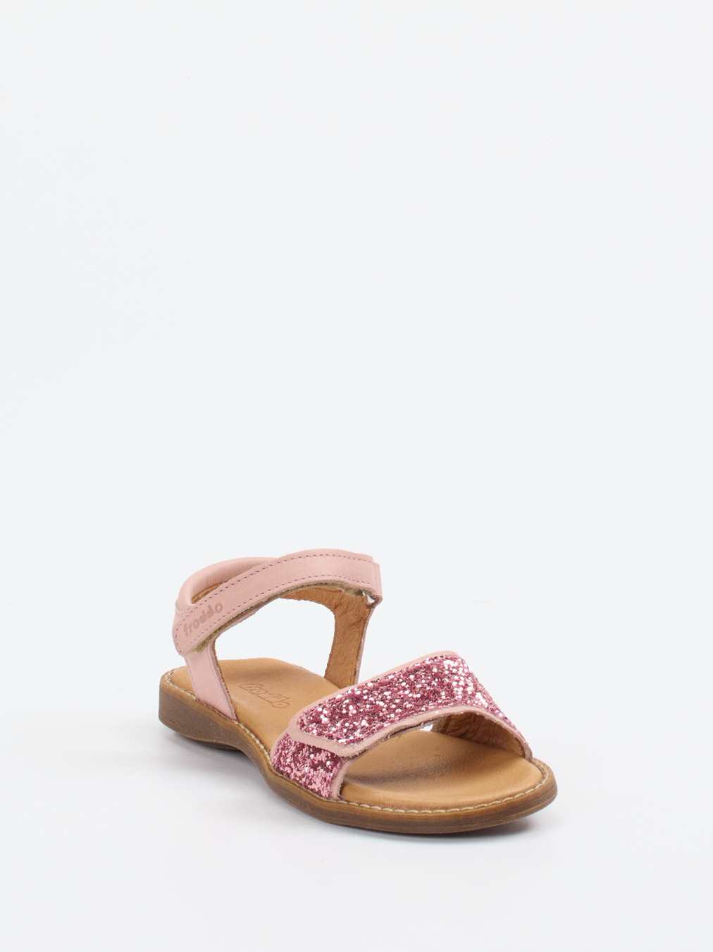 Froddo – Kindersandale aus Metallicleder rosa