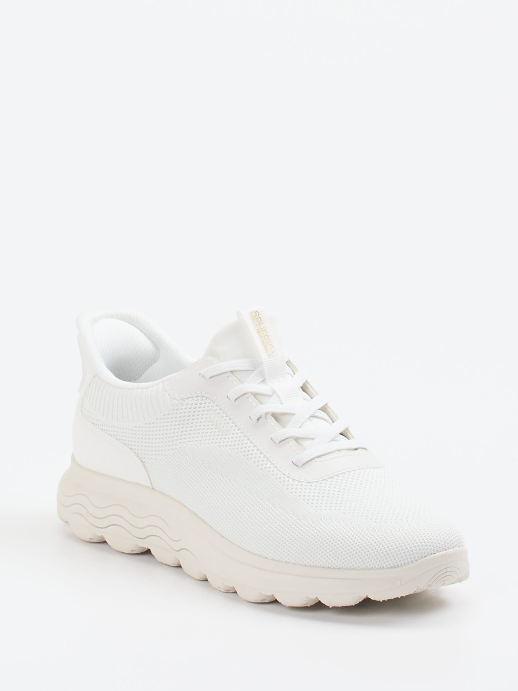 Geox – Sneaker aus Textil in Offwhite