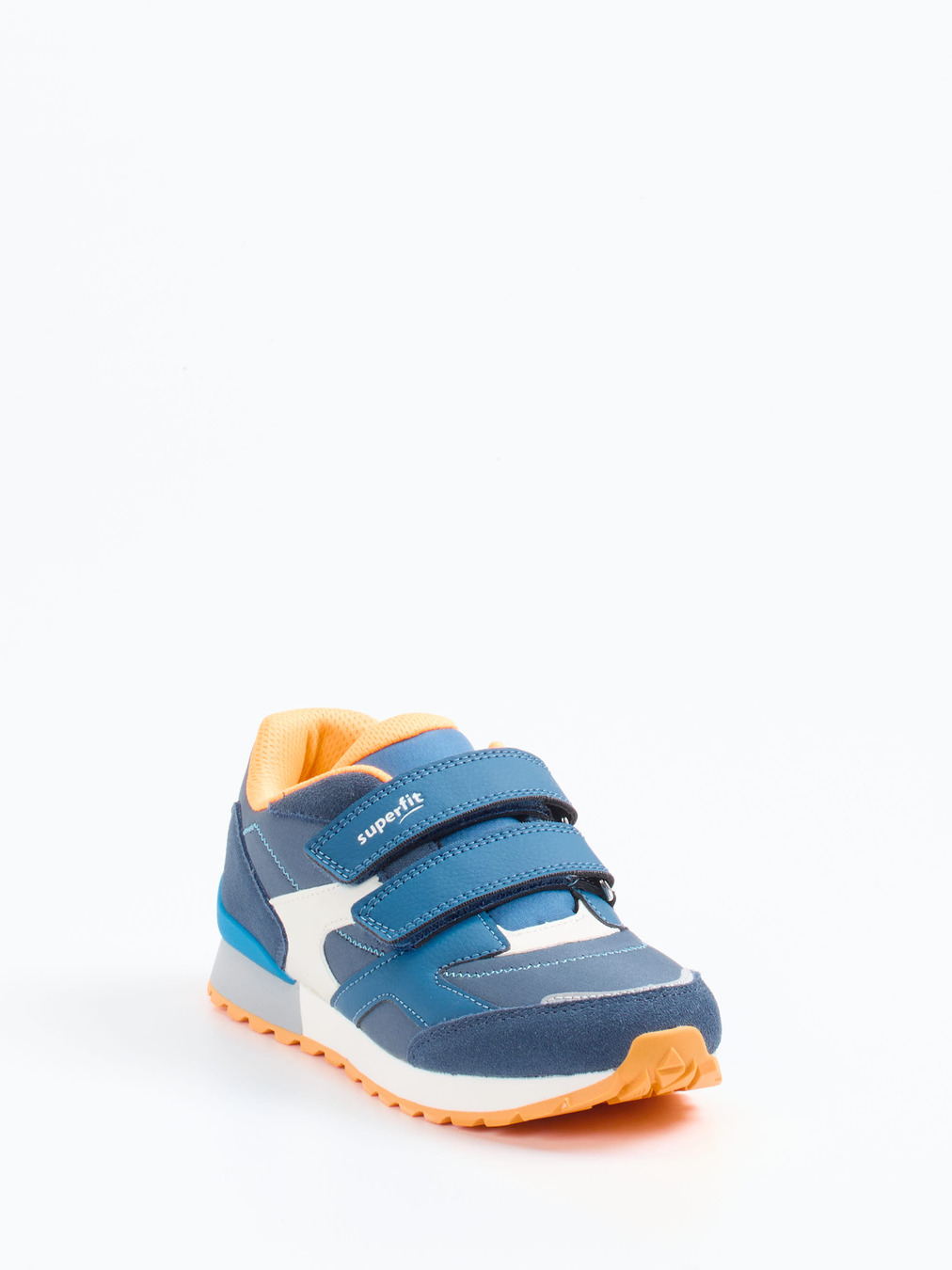 Superfit – Klettsneaker aus Veloursleder in Blau