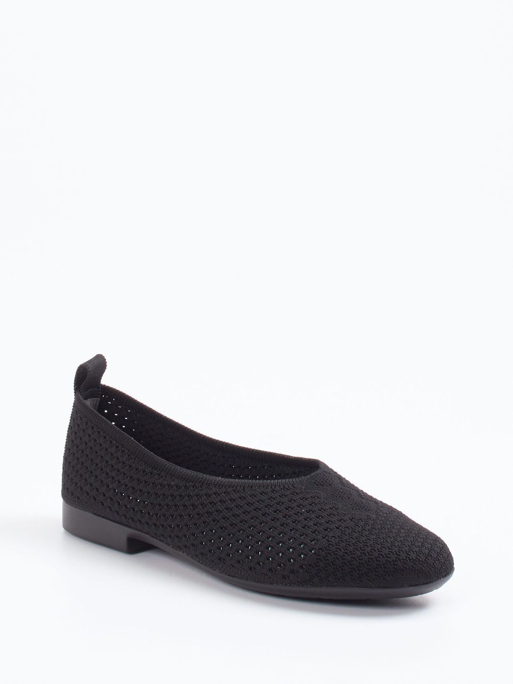 Thierry Rabotin – Ballerinas aus Stretchstrick Schwarz