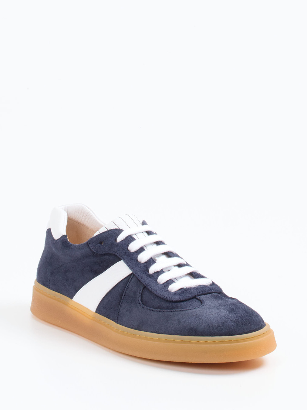 Truman's – Sneaker aus Kalbleder in Dunkelblau