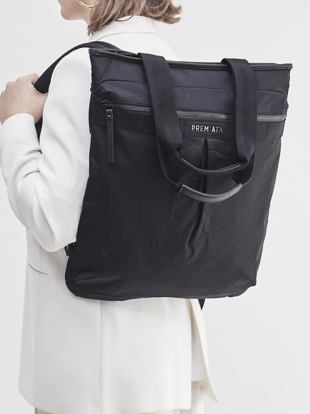 Premiata – Rucksack aus Nylon in Schwarz