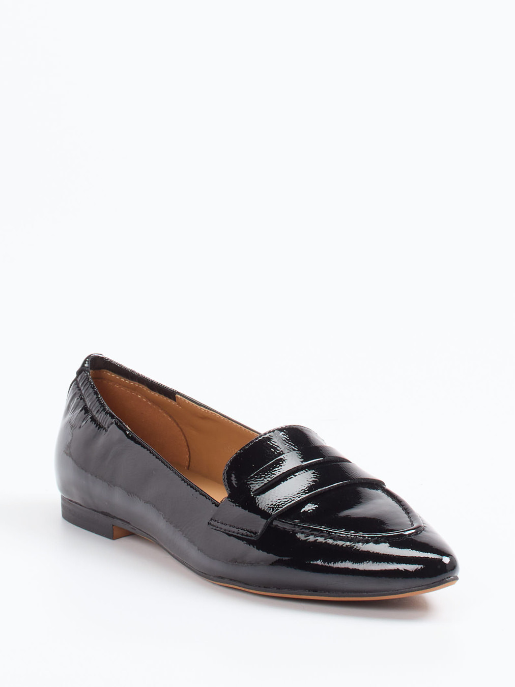 Di Lauro – Loafer aus Lackleder schwarz glänzend