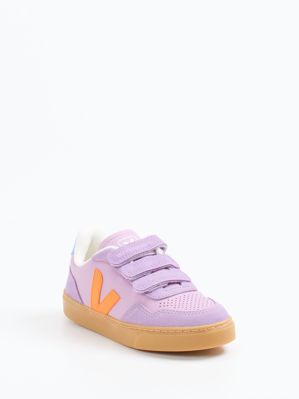 VEJA – Klett-Sneaker aus Veloursleder Flieder