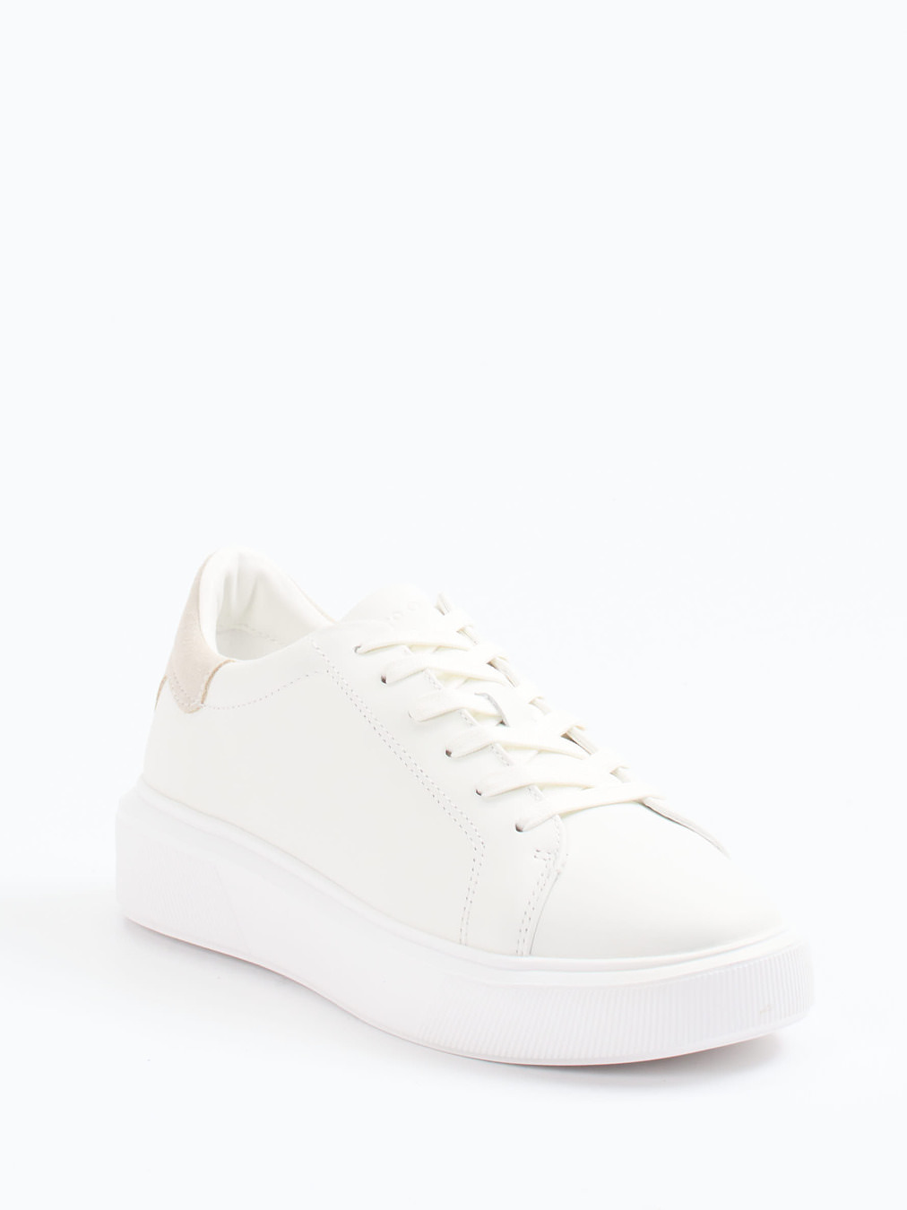 Marc O'Polo – Sneaker aus Leder in Offwhite
