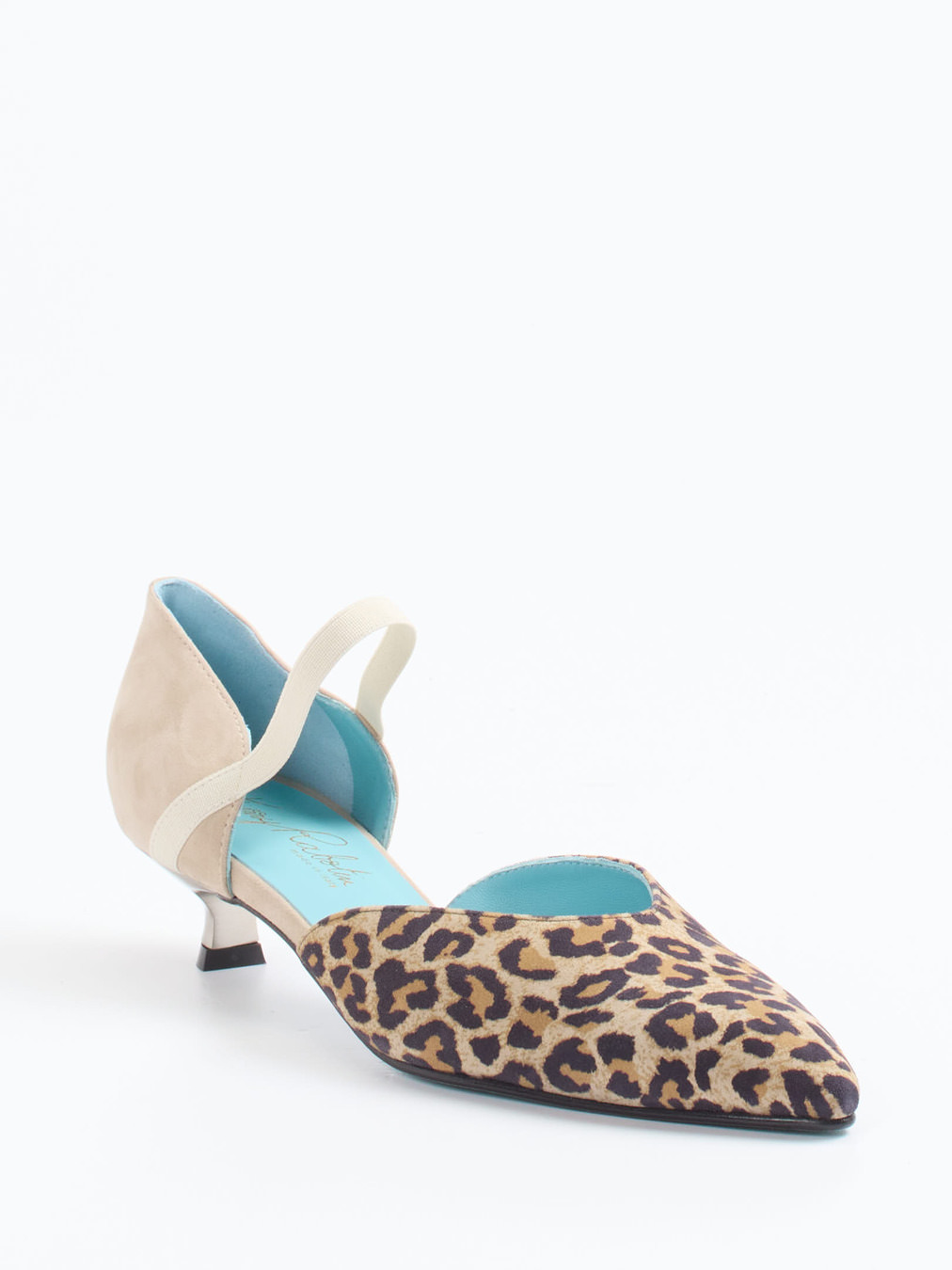 Thierry Rabotin – Spangenpumps aus Veloursleder Beige