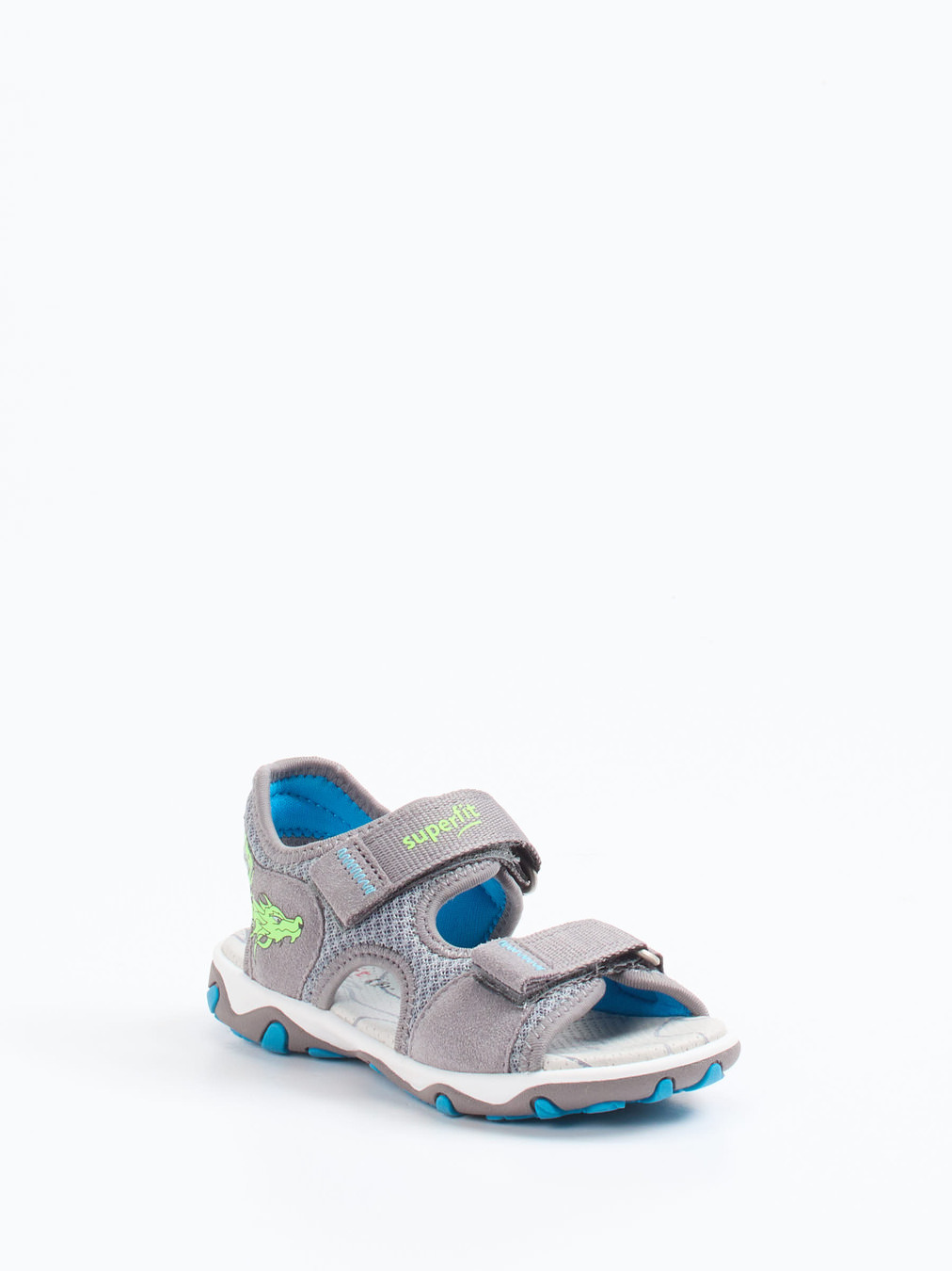 Superfit – Outdoorsandalen aus Veloursleder grau