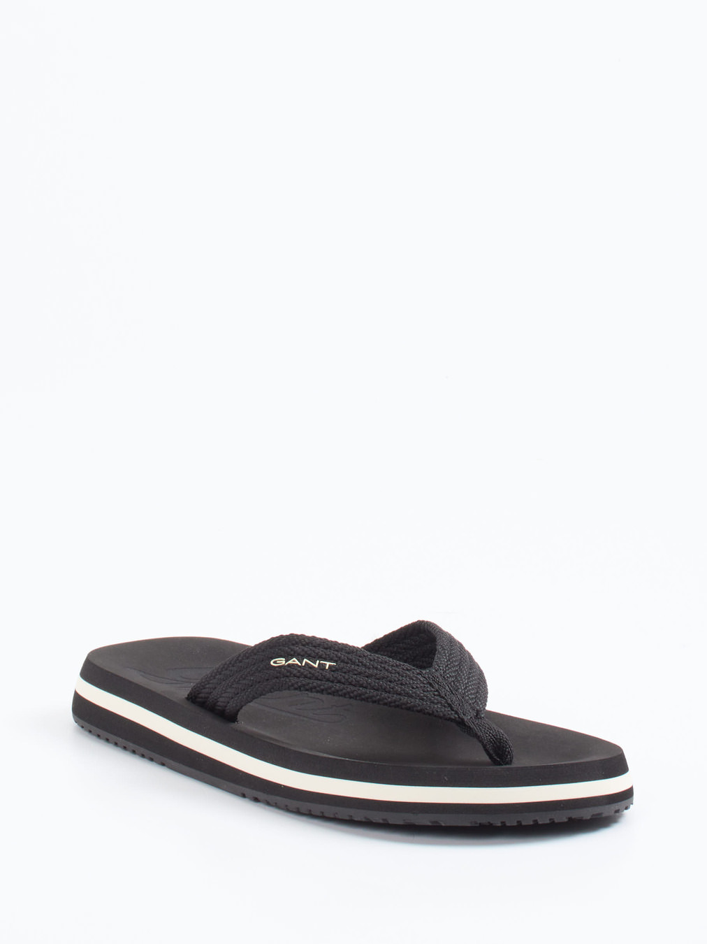 Gant – Zehentrenner aus Textil in Schwarz