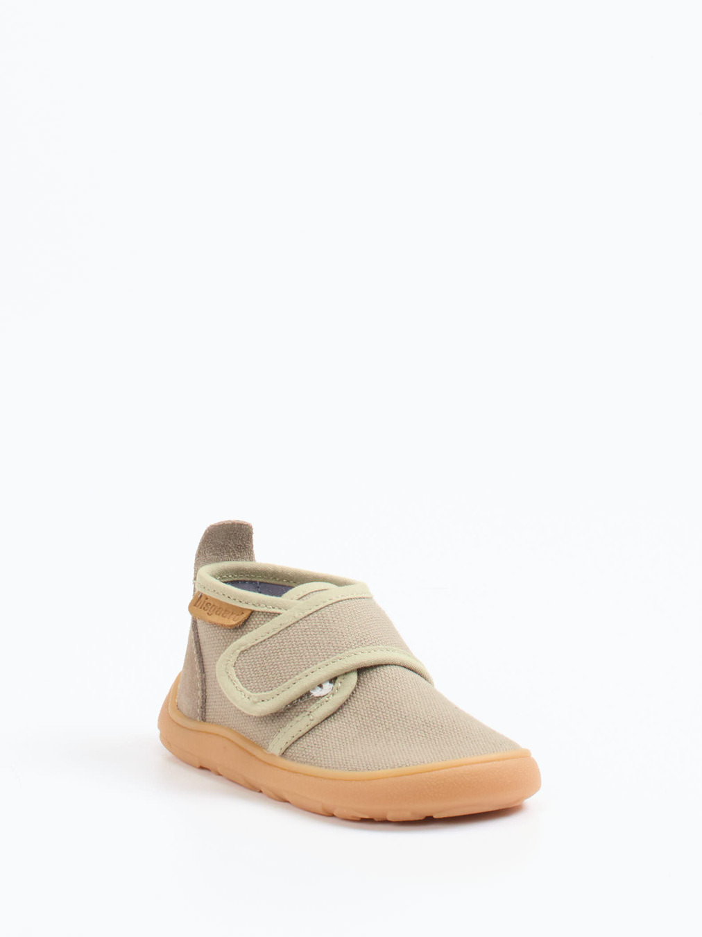 Bisgaard – Klettschuh aus Textil in Beige