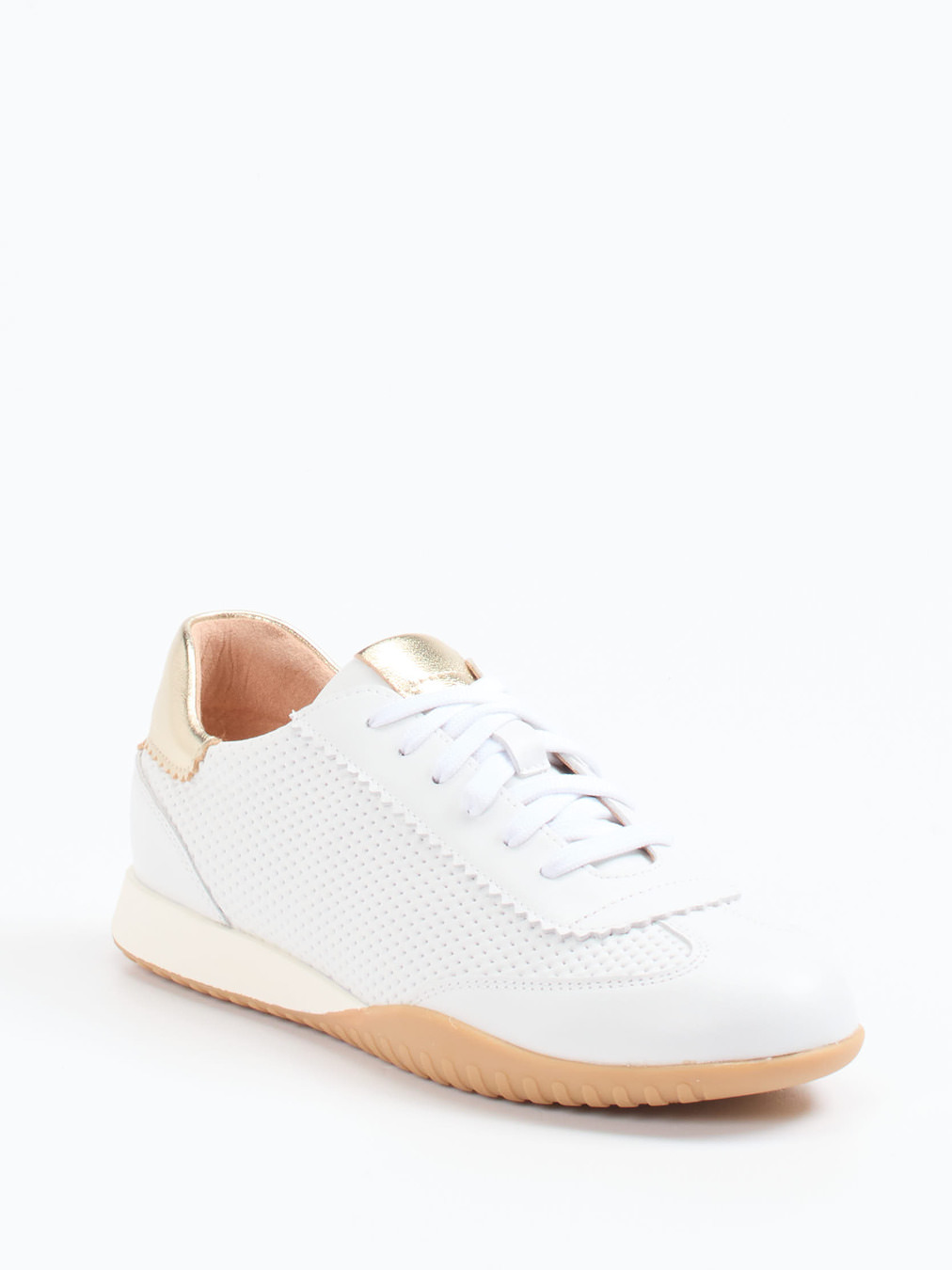 Rapid Soul – Sneaker aus Lammleder und Mesh in Weiß