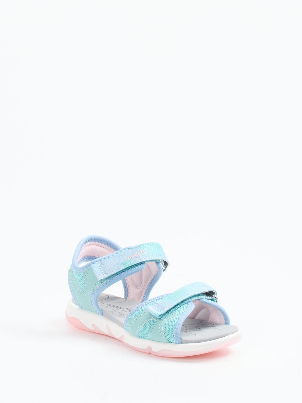 Superfit – Klettsandalen aus Synthetik in Mintgrün