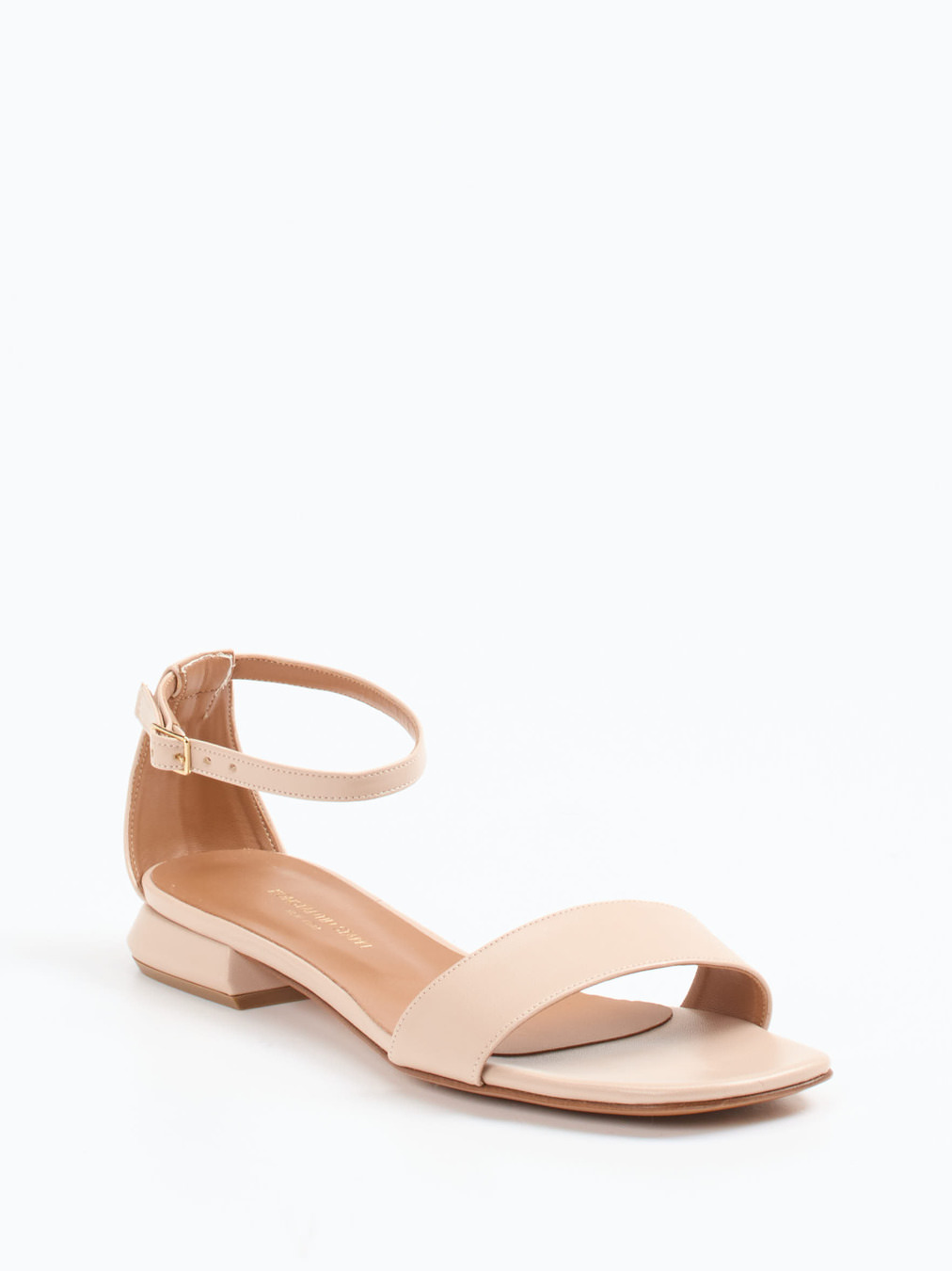 Konstantin Starke – Sandalette aus Lederimitat Beige