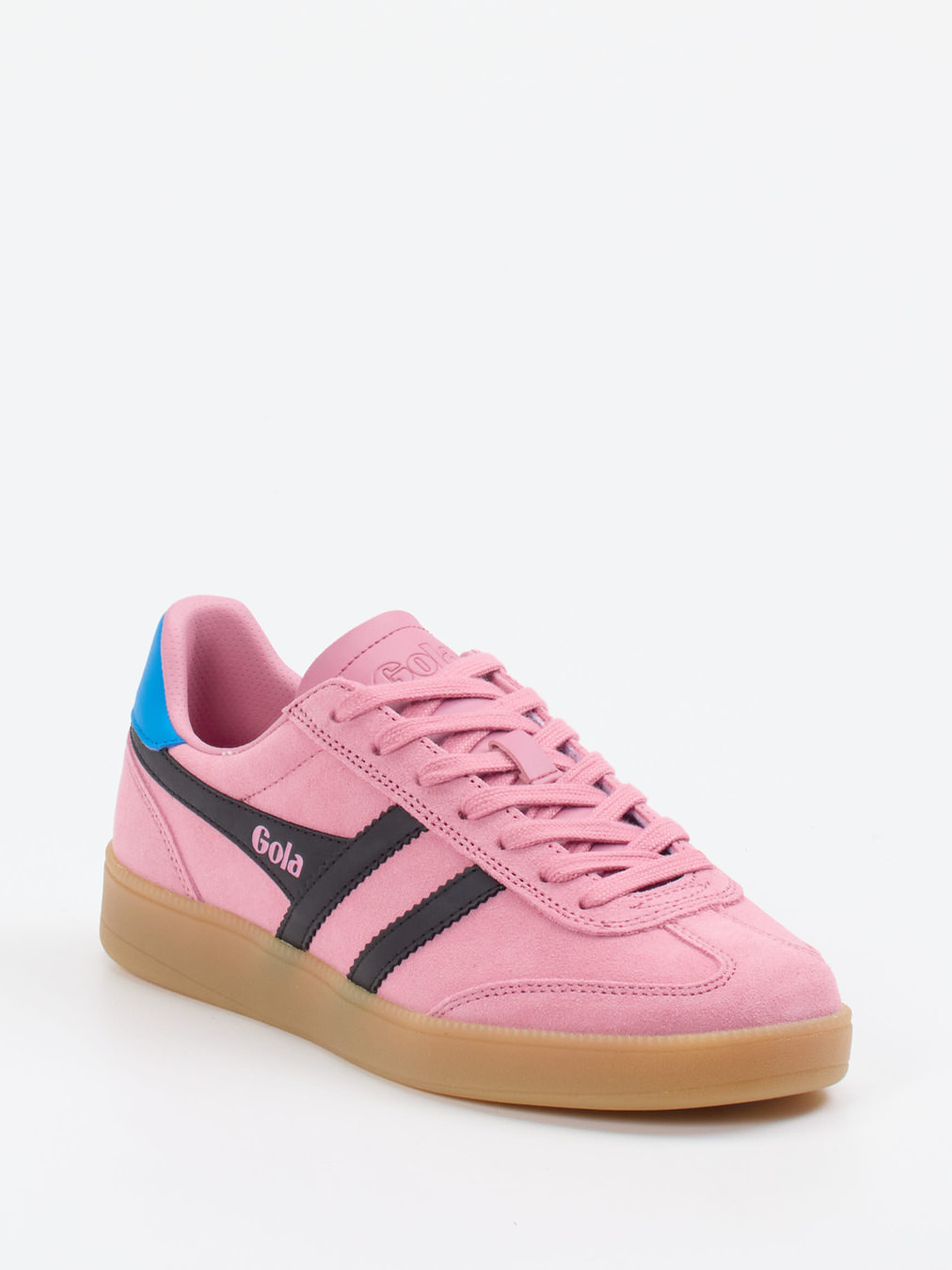 Gola – Retro-Sneaker aus Veloursleder in Rosa