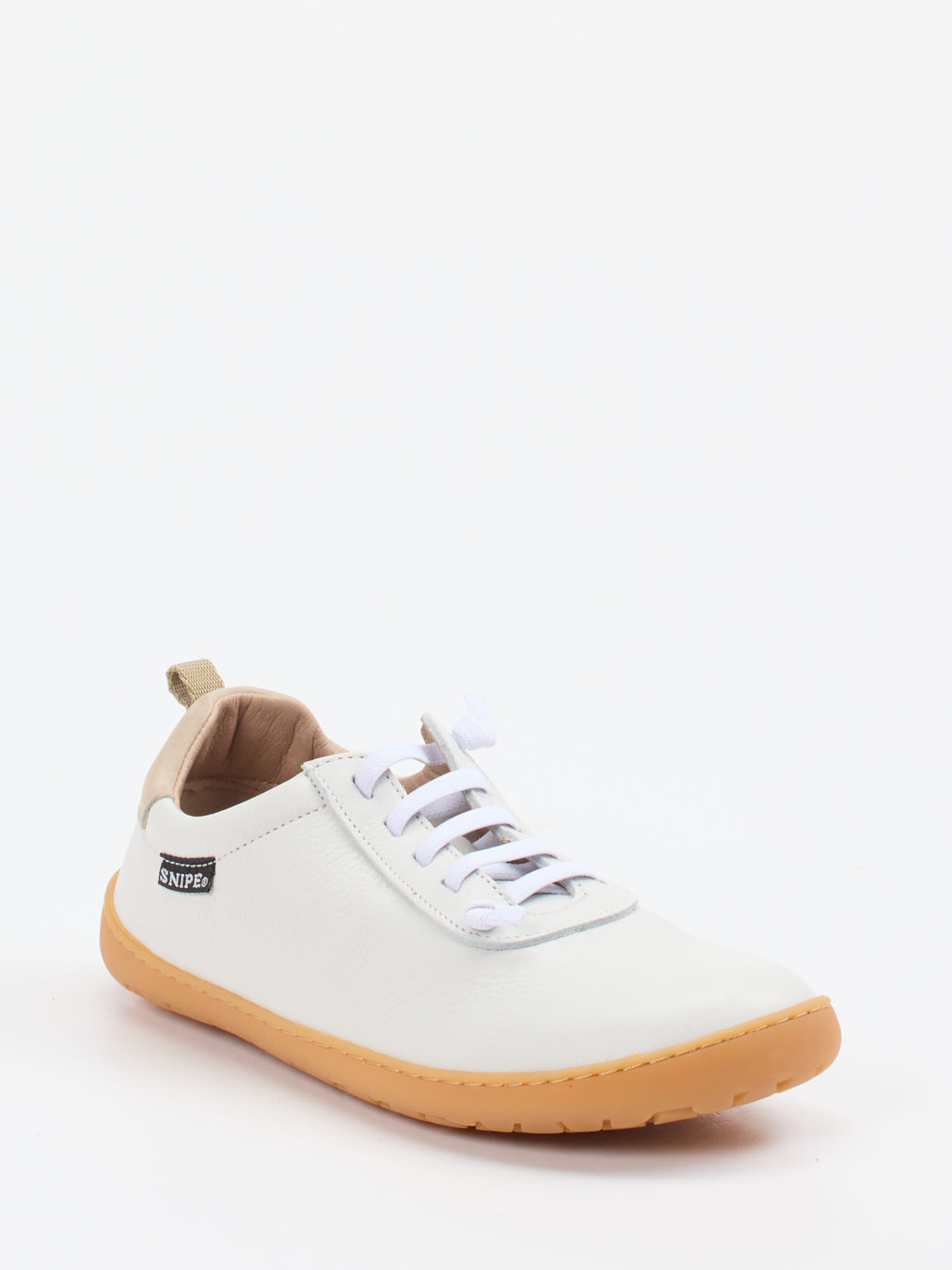Snipe – Barfuß-Sneaker aus Hirschleder Offwhite