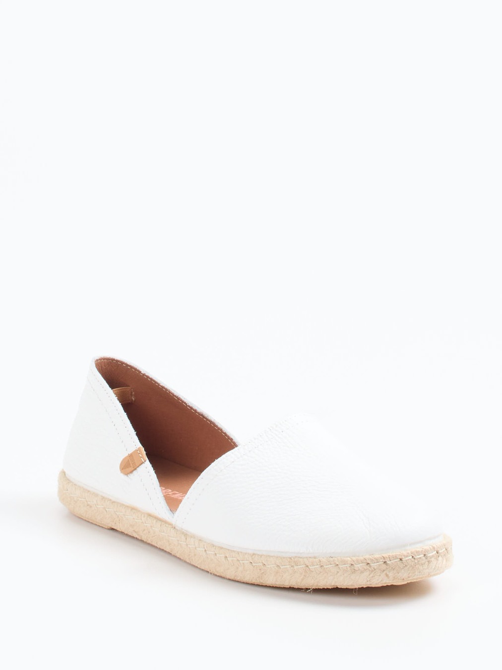 Verbenas – Espadrilles aus Kalbleder in Weiß