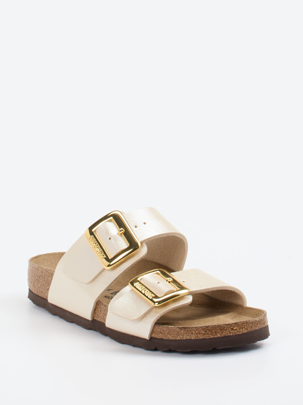 Birkenstock – Zweiriemer-Sandalen aus Synthetik weiß
