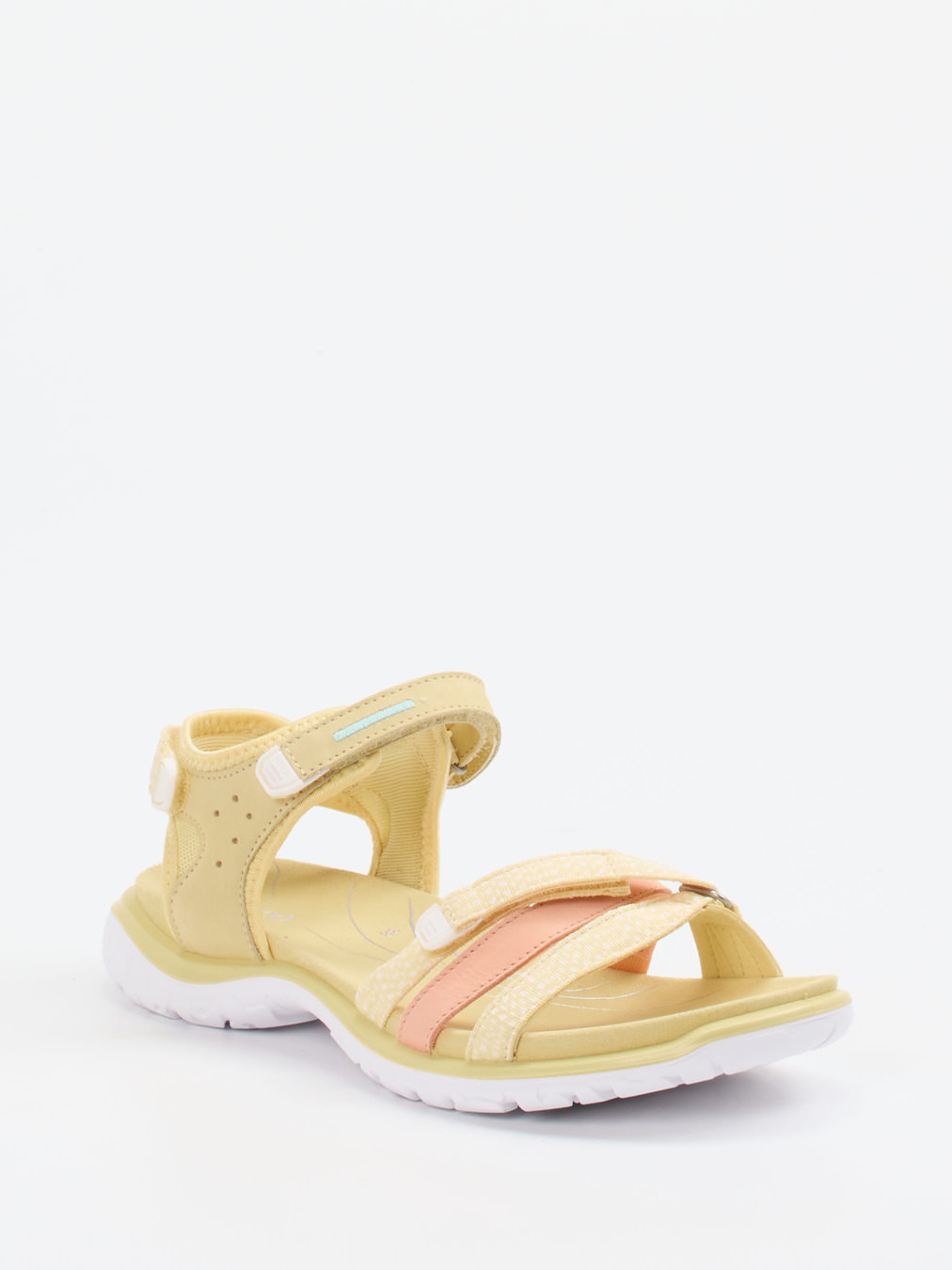 Ecco – Trekkingsandale aus Nubukleder gelb