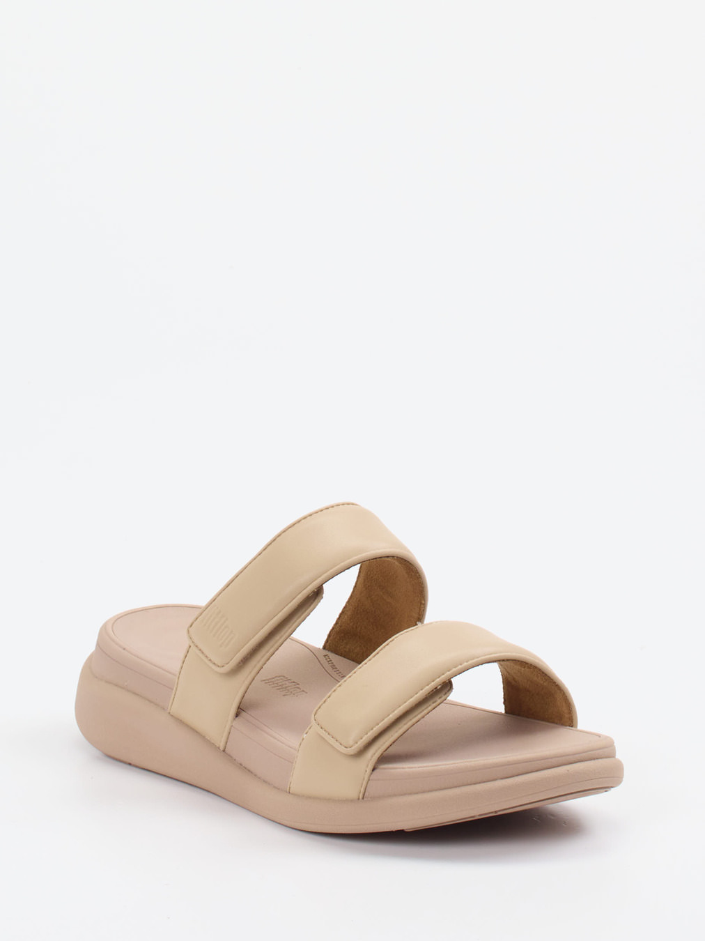 FitFlop – Komfort-Sandalen aus Kalbleder beige