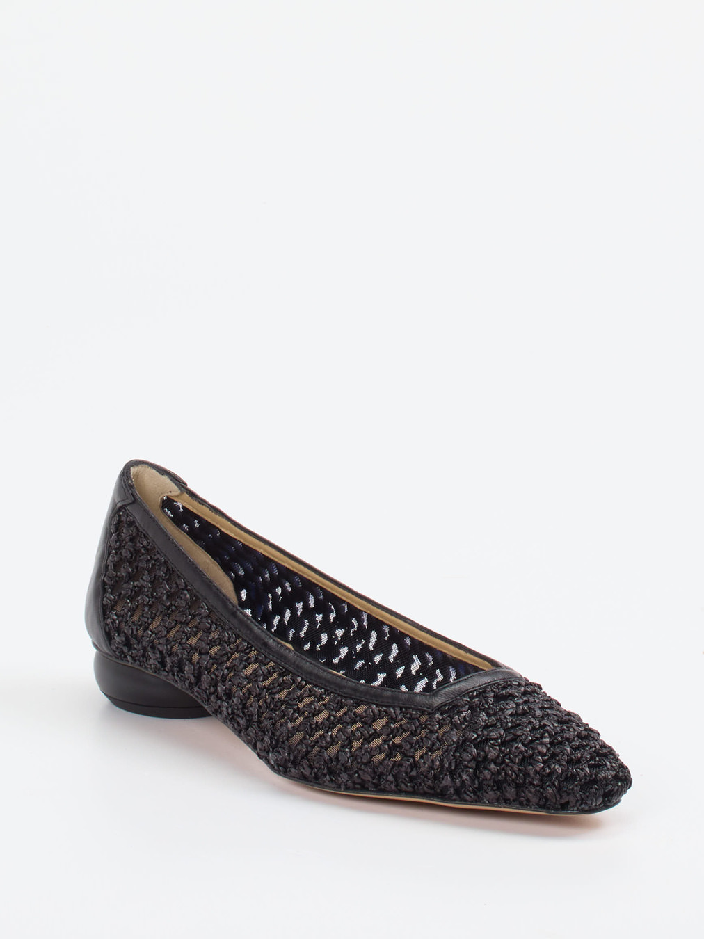 Konstantin Starke – Ballerinas aus Netzspitze in Schwarz