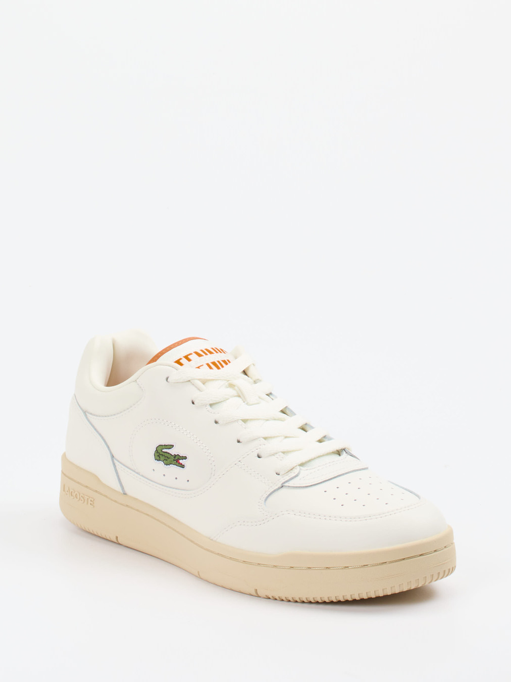 Lacoste – Sneaker aus Glattleder Cremeweiß