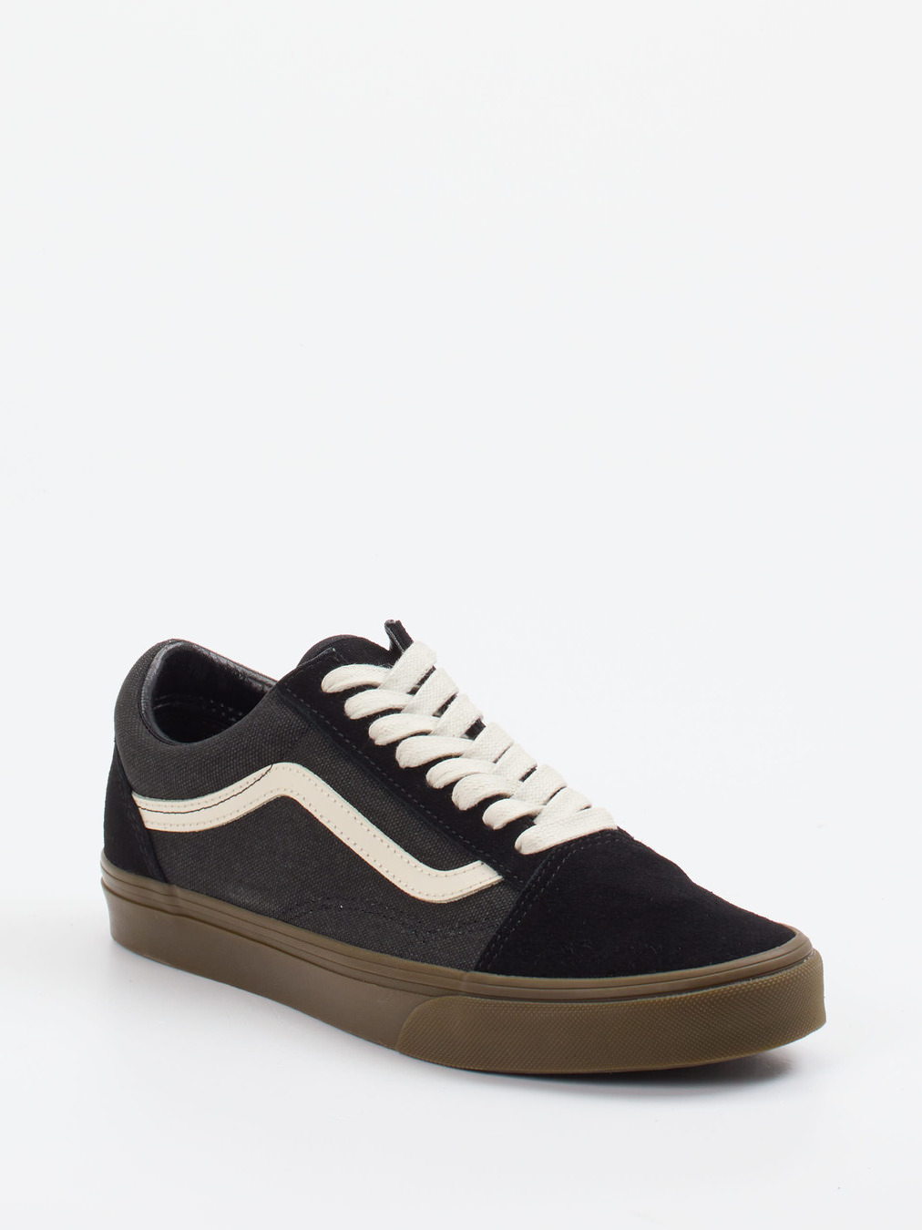 Vans – Sneaker aus Canvas und Wildleder Schwarz