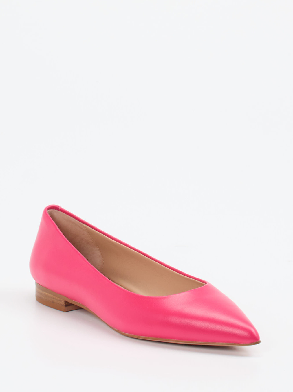 Andrea Puccini – Spitzballerinas aus Lammleder Pink