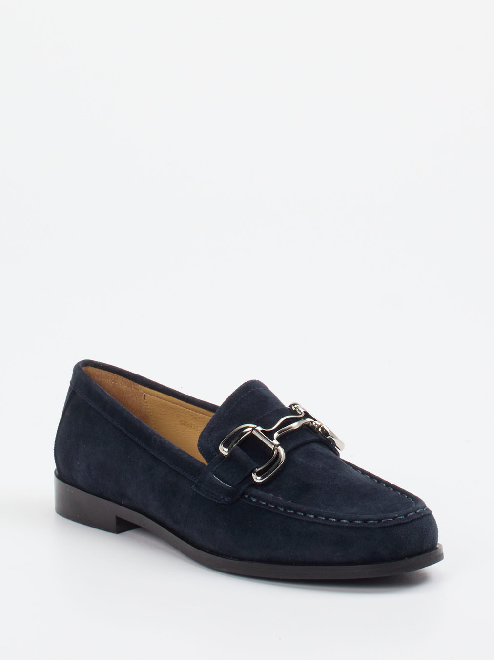 Andrea Puccini – Loafer aus Veloursleder Dunkelblau