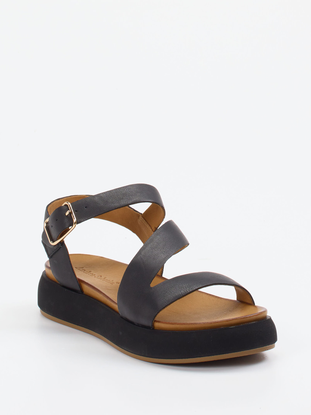 Andrea Sabatini – Sandalen aus Kalbleder Schwarz