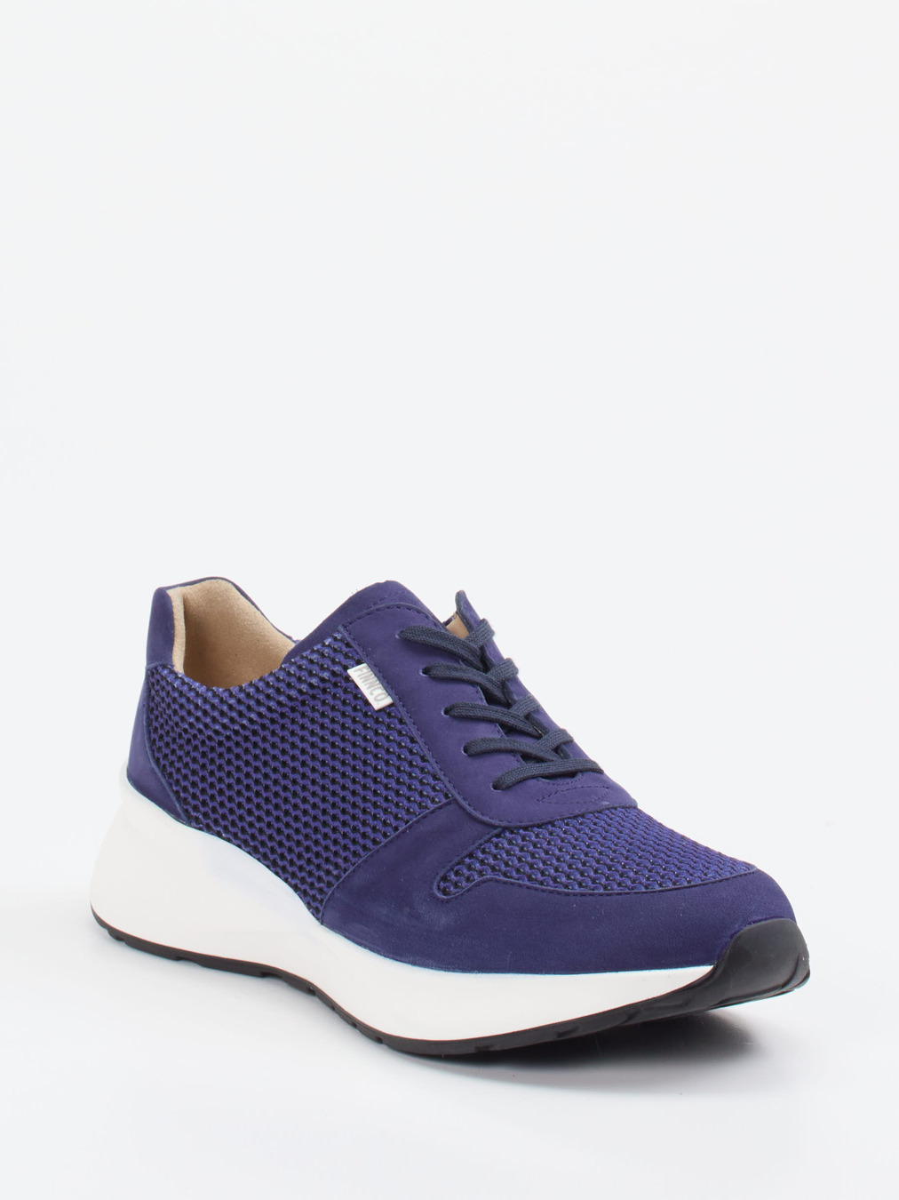 Finn Comfort – Komfort-Sneaker aus Veloursleder und Mesh