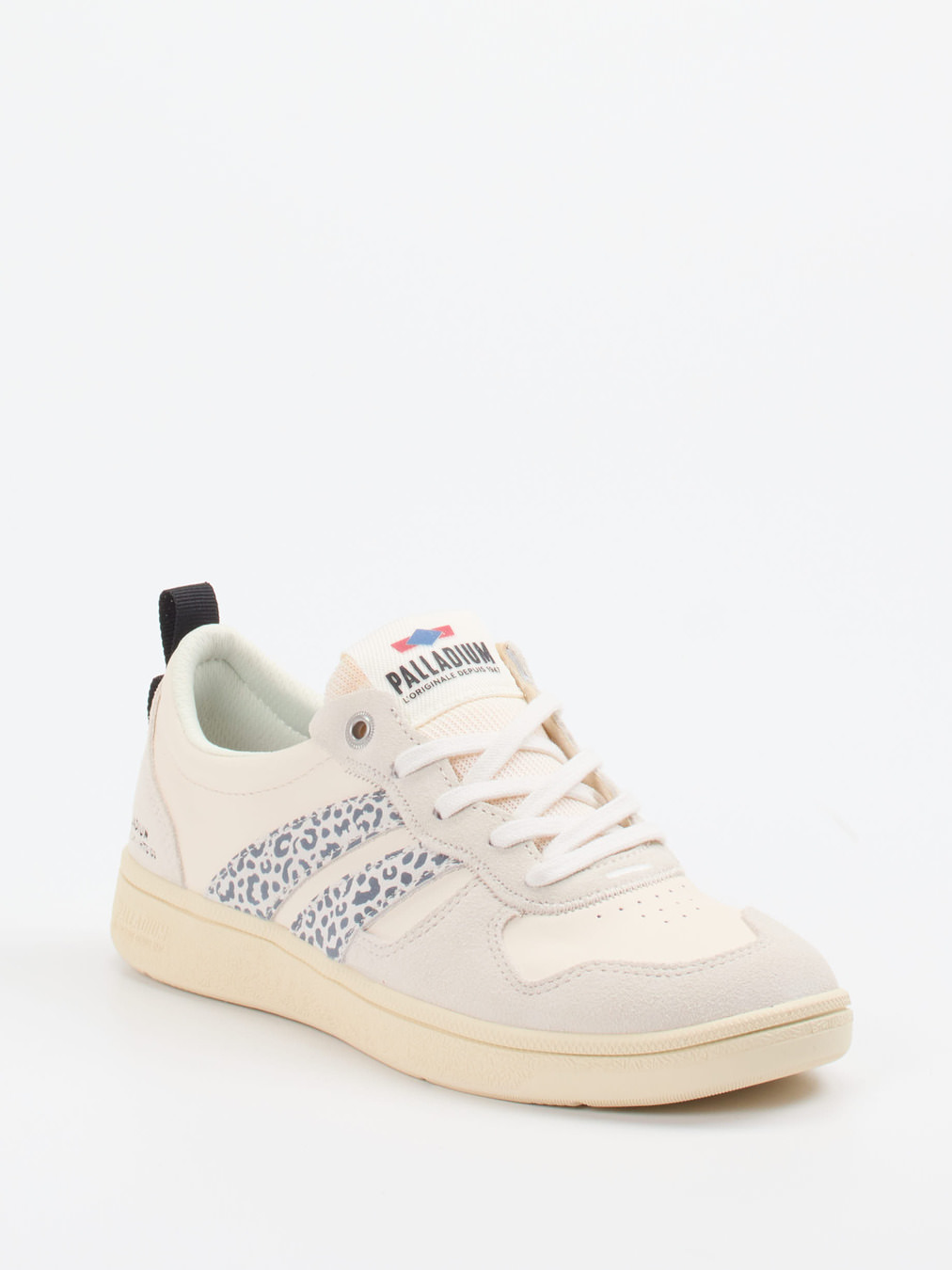 Palladium – Sneaker aus Leder mit Animalprint