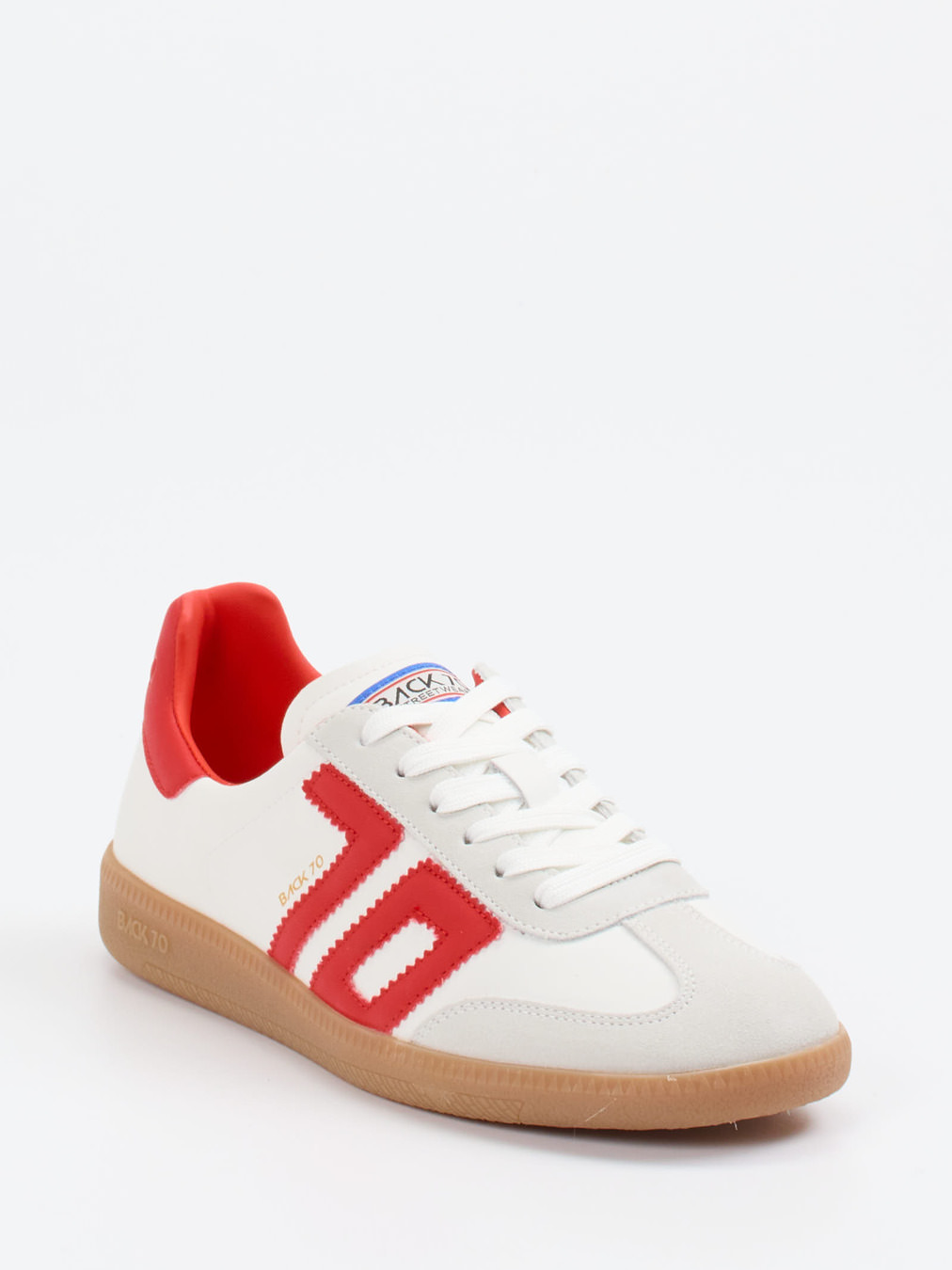 Back 70 – Retro-Sneaker aus Leder in Offwhite
