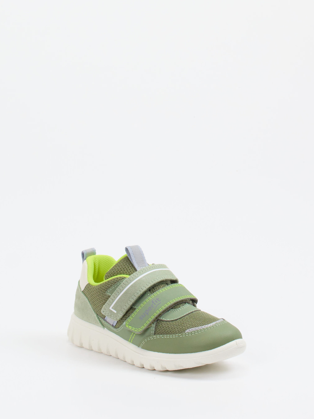 Superfit – Klett-Sneaker aus Synthetik in Khaki