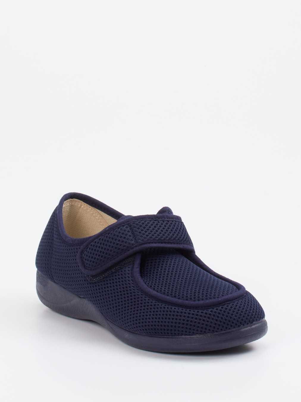 Varomed – Hausschuh aus Textil in Dunkelblau