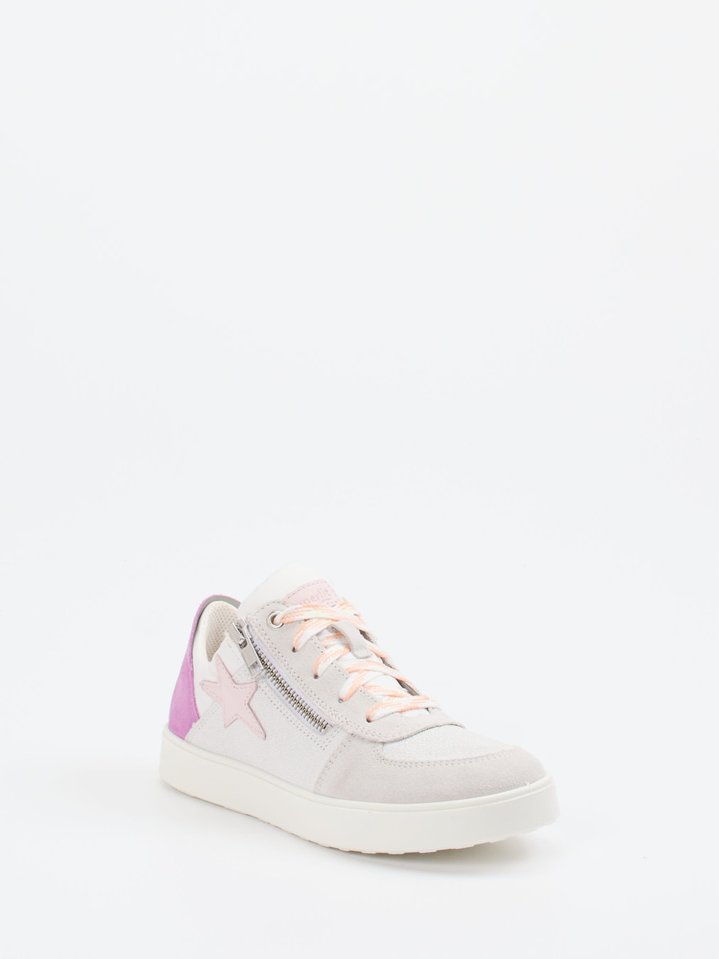 Superfit – Kinder-Sneaker aus Veloursleder Hellgrau