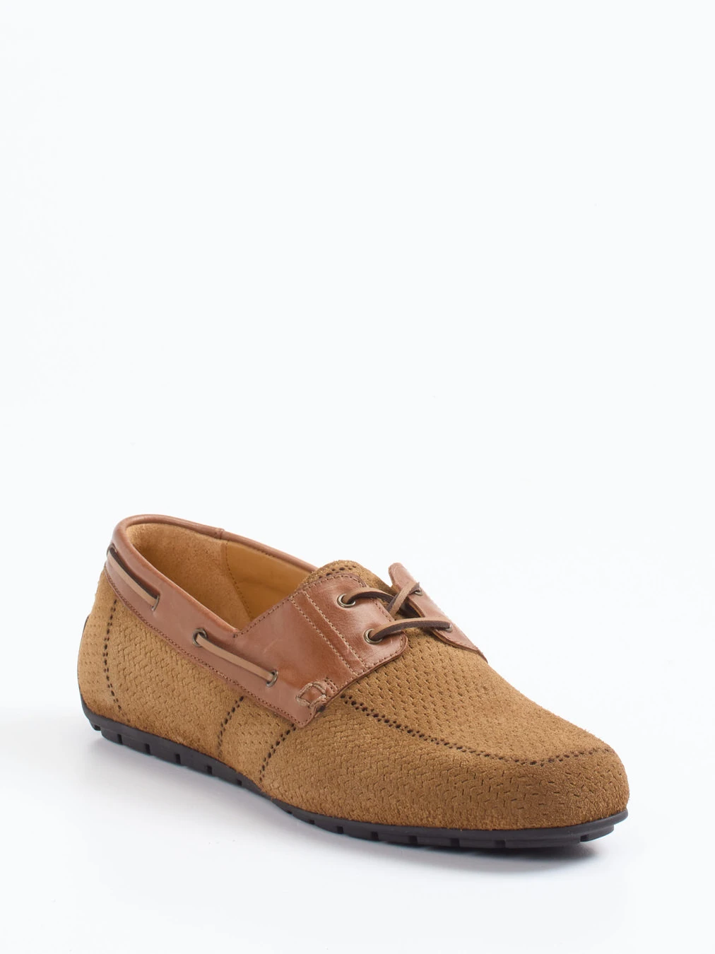 Galizio Torresi – Mokassin aus Veloursleder cognac