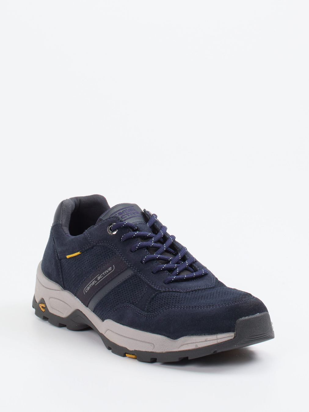 Camel Active – Outdoor-Sneaker aus Veloursleder Dunkelblau