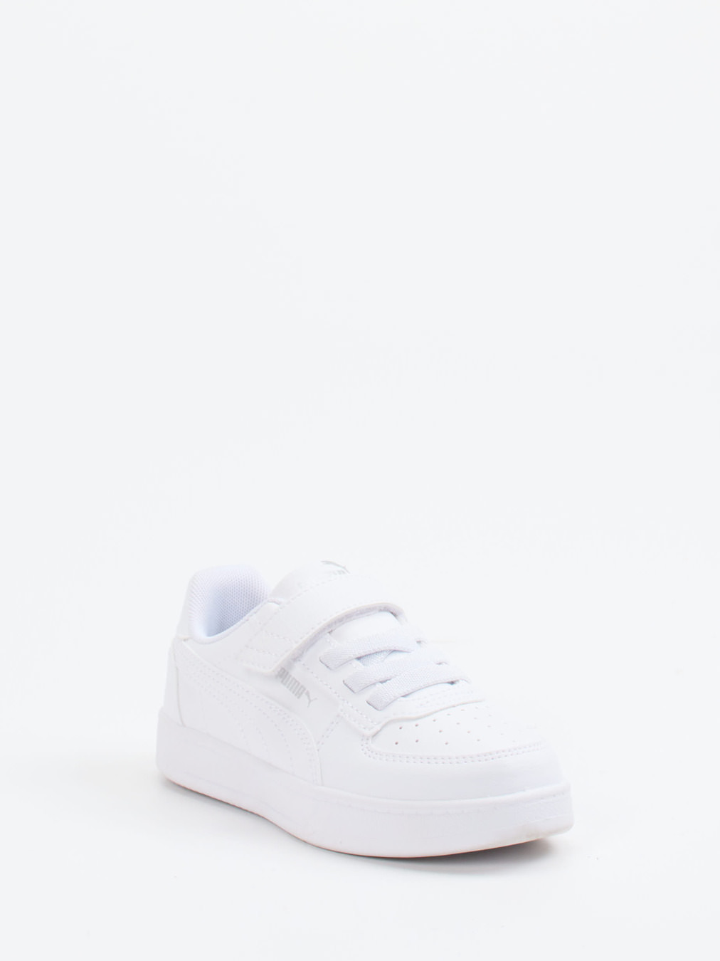 Puma – Kinder-Sneaker aus Leder weiß