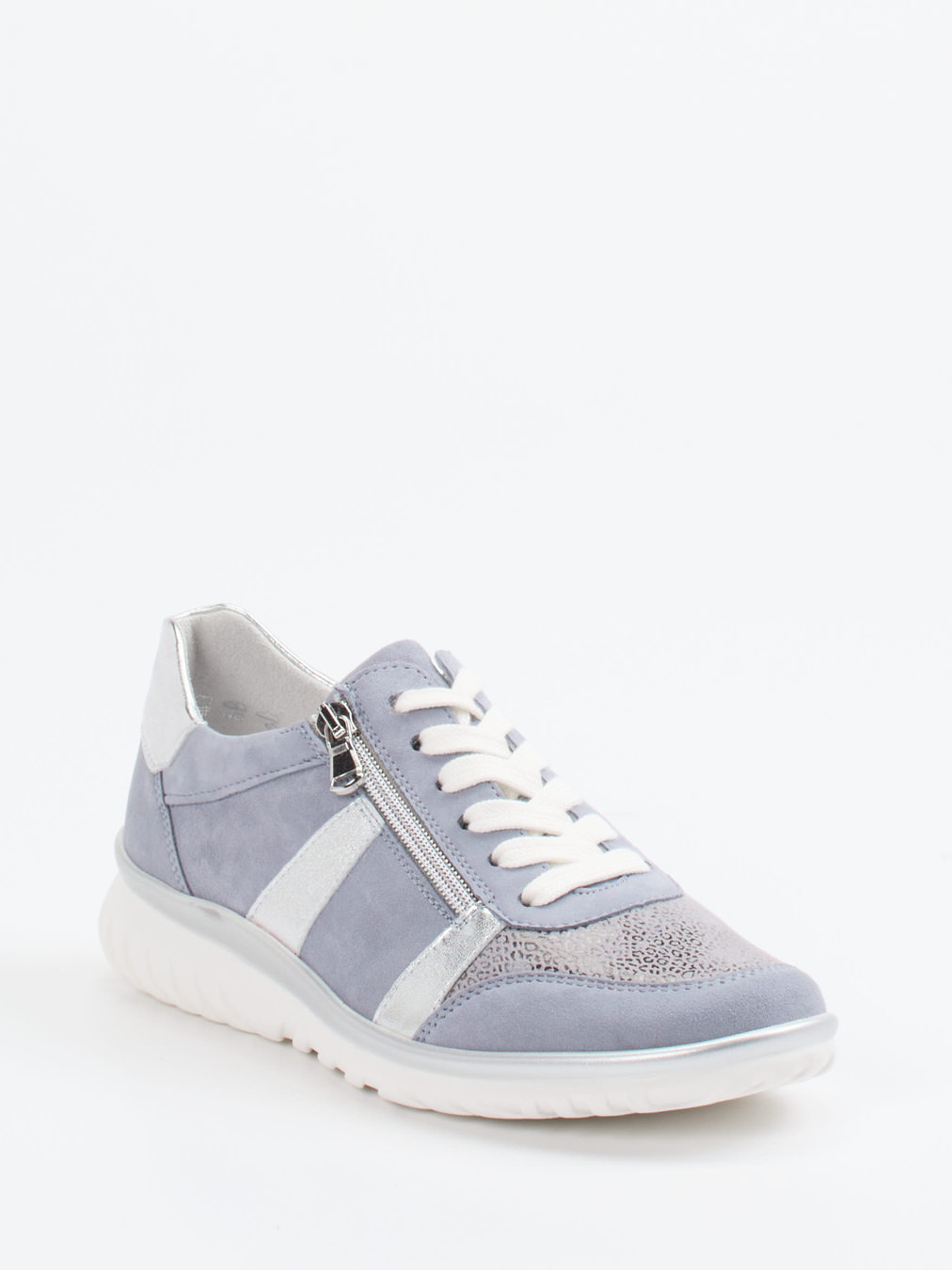 Semler – Komfort-Sneaker aus Stretch und Veloursleder