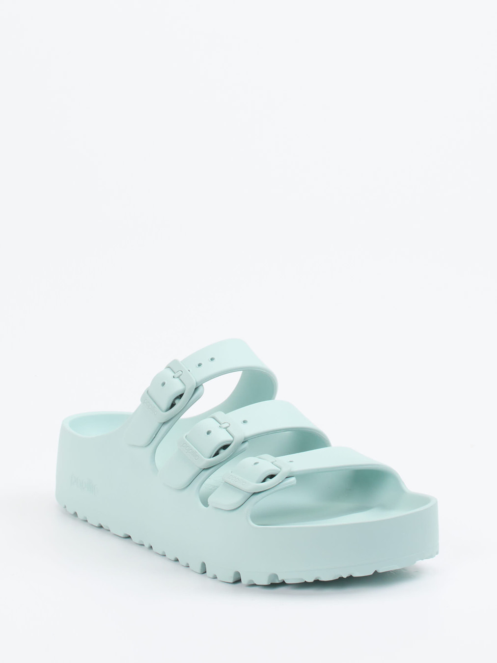 Birkenstock – Plateau-Sandalen aus Synthetik Pastellmint