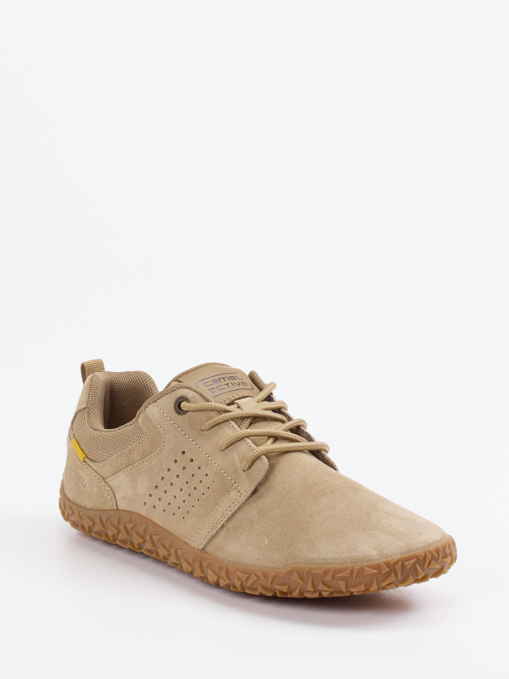Camel Active – Schnürschuh aus Nubukleder Beige