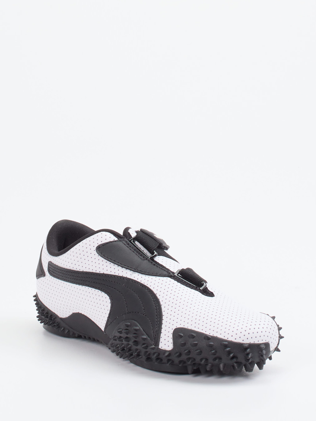 Puma – Sneaker aus Kalbleder Weiß perforiert
