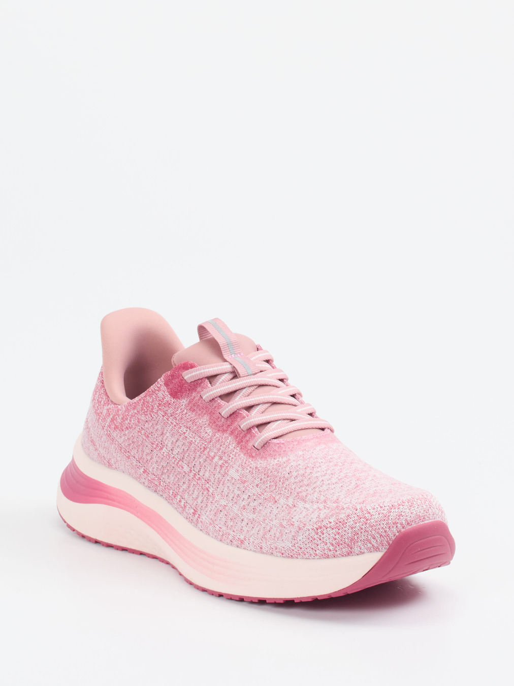Orthofeet – Komfort-Sneaker aus Textilstrick Rosa