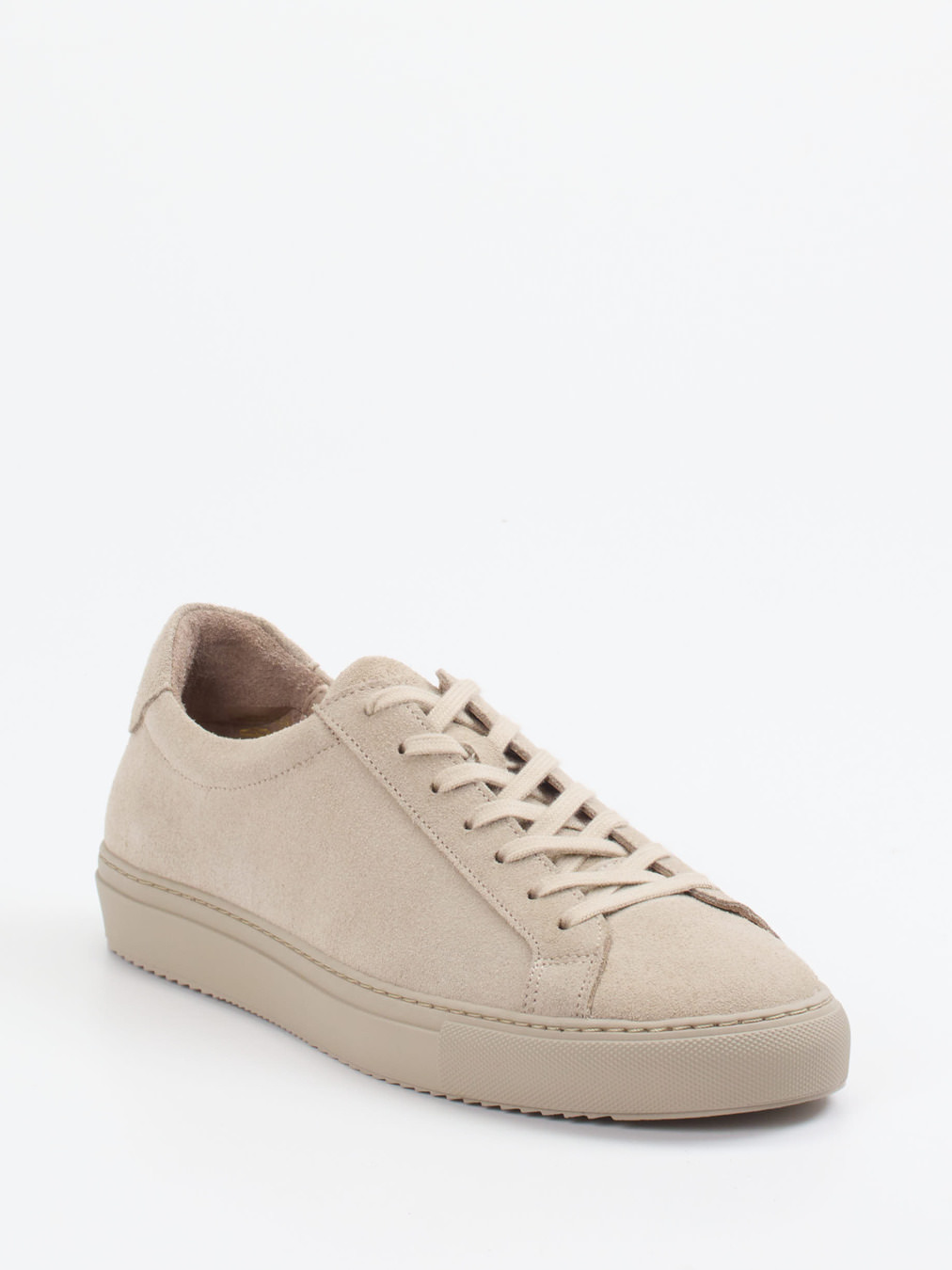 Konstantin Starke – Sneaker aus Veloursleder beige