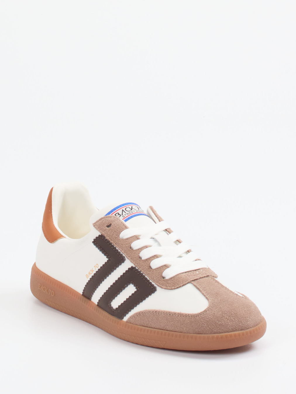 Back 70 – Retro-Sneaker aus Lammleder in Offwhite