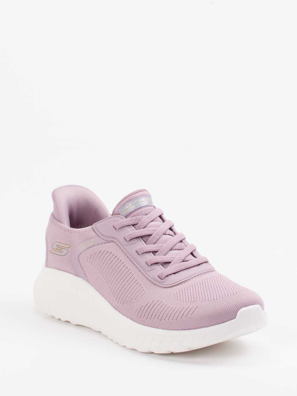 Skechers – Slip-On Sneaker aus Meshtextil Flieder