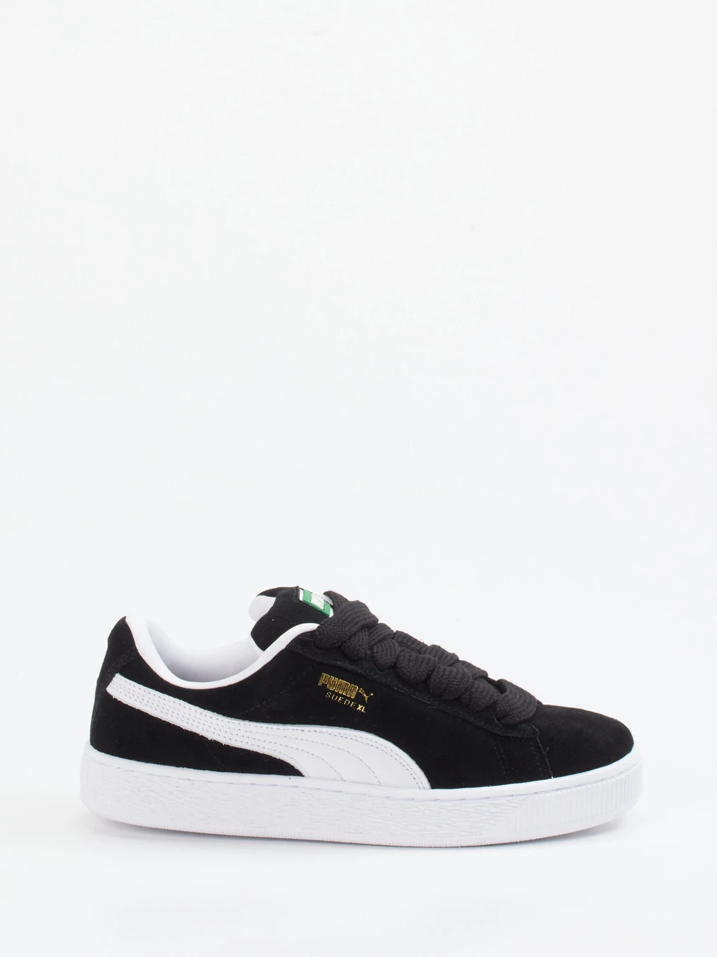 Puma – Sneaker aus Veloursleder Schwarz Retro-Look