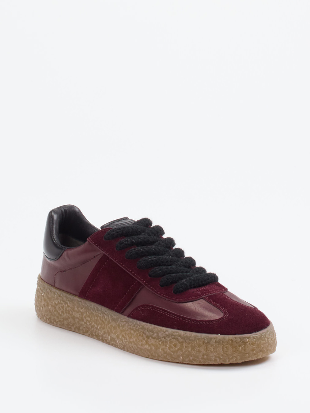 Kennel & Schmenger – Sneaker aus Veloursleder Bordeaux